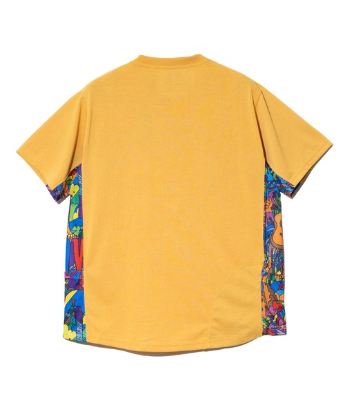 go slow caravan(ゴースローキャラバン)の「Drymix サイケ切替アクティビ TEE(Tシャツ/カットソー・メンズ・イエロー/ミント/ブラック系その他2・LARGE/X-LARGE/MEDIUM)」の15枚目の写真