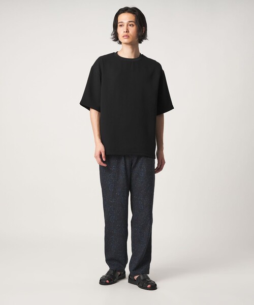 A DAY IN THE LIFE UNITED ARROWS(アデイインザライフユナイテッドアローズ)の「ウールライク ダブルクロス ワイドカットソー<A DAY IN THE LIFE>(Tシャツ/カットソー・メンズ・ブラック/ホワイト/ベージュ・M/L)」の5枚目の写真