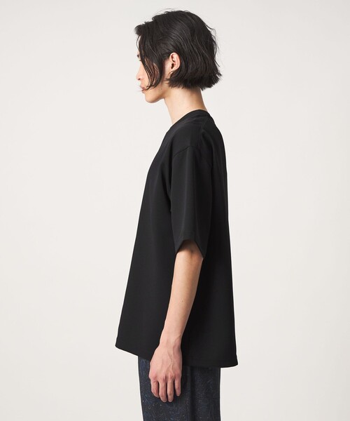 A DAY IN THE LIFE UNITED ARROWS(アデイインザライフユナイテッドアローズ)の「ウールライク ダブルクロス ワイドカットソー<A DAY IN THE LIFE>(Tシャツ/カットソー・メンズ・ブラック/ホワイト/ベージュ・M/L)」の11枚目の写真