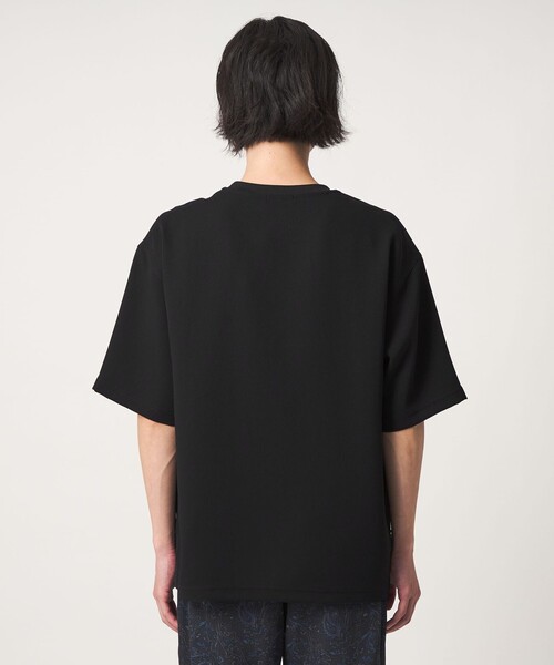 A DAY IN THE LIFE UNITED ARROWS(アデイインザライフユナイテッドアローズ)の「ウールライク ダブルクロス ワイドカットソー<A DAY IN THE LIFE>(Tシャツ/カットソー・メンズ・ブラック/ホワイト/ベージュ・M/L)」の12枚目の写真