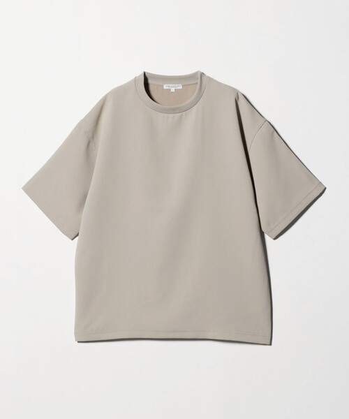 A DAY IN THE LIFE UNITED ARROWS(アデイインザライフユナイテッドアローズ)の「ウールライク ダブルクロス ワイドカットソー<A DAY IN THE LIFE>(Tシャツ/カットソー・メンズ・ブラック/ホワイト/ベージュ・M/L)」の13枚目の写真