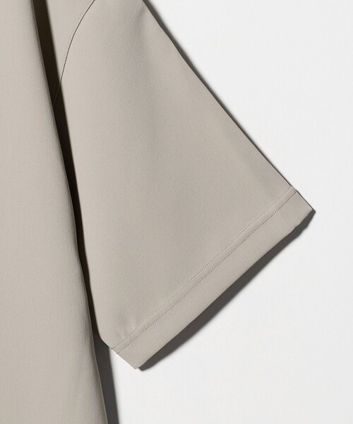 A DAY IN THE LIFE UNITED ARROWS(アデイインザライフユナイテッドアローズ)の「ウールライク ダブルクロス ワイドカットソー<A DAY IN THE LIFE>(Tシャツ/カットソー・メンズ・ブラック/ホワイト/ベージュ・M/L)」の16枚目の写真