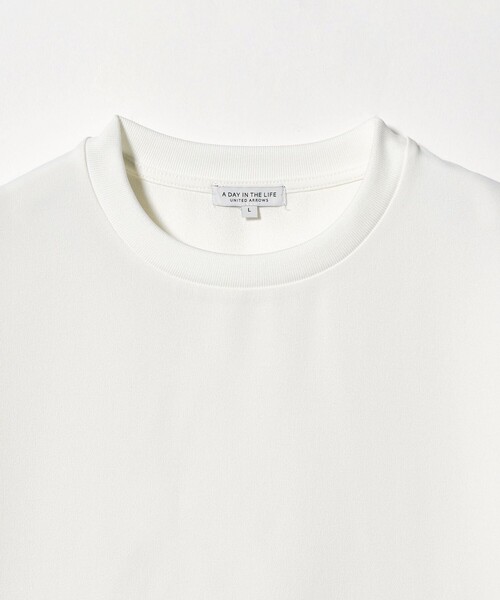 A DAY IN THE LIFE UNITED ARROWS(アデイインザライフユナイテッドアローズ)の「ウールライク ダブルクロス ワイドカットソー<A DAY IN THE LIFE>(Tシャツ/カットソー・メンズ・ブラック/ホワイト/ベージュ・M/L)」の18枚目の写真