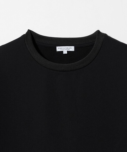 A DAY IN THE LIFE UNITED ARROWS(アデイインザライフユナイテッドアローズ)の「ウールライク ダブルクロス ワイドカットソー<A DAY IN THE LIFE>(Tシャツ/カットソー・メンズ・ブラック/ホワイト/ベージュ・M/L)」の21枚目の写真
