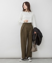 ビッグタック ワイドツイルパンツ