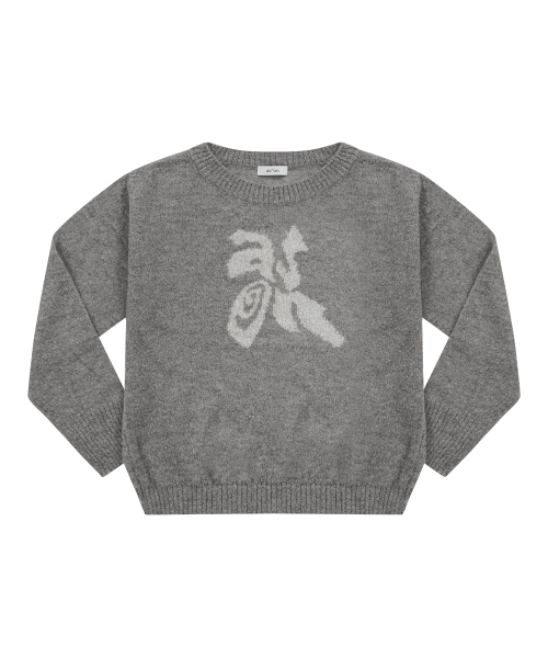 ASON(アズオン)の「MAZE KNIT / GRAY(ニット/セーター・レディース・その他・FREE)」の2枚目の写真