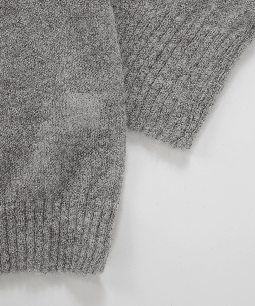 ASON(アズオン)の「MAZE KNIT / GRAY(ニット/セーター・レディース・その他・FREE)」の5枚目の写真