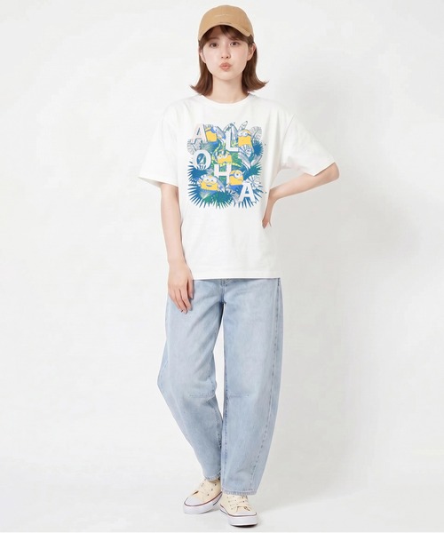 MINIONS(ミニオンズ)の「親子お揃い ミニオン マジックTシャツ 1758A(Tシャツ/カットソー・レディース・ホワイト/イエロー・ユニセックスL/ユニセックスM/ユニセックスS)」の8枚目の写真