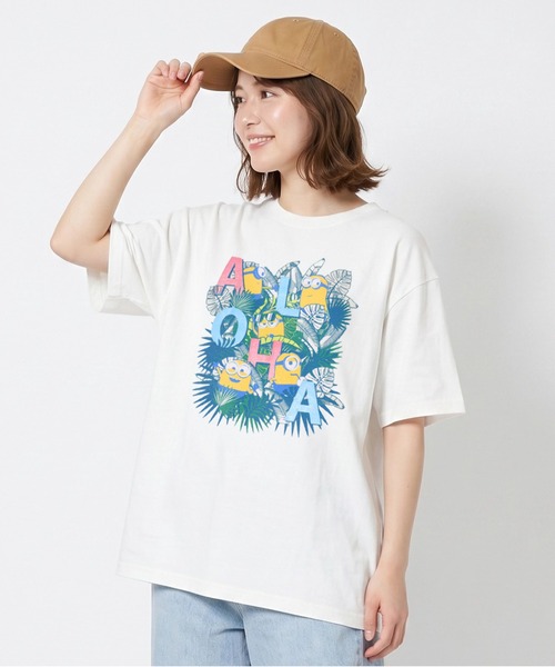 MINIONS(ミニオンズ)の「親子お揃い ミニオン マジックTシャツ 1758A(Tシャツ/カットソー・レディース・ホワイト/イエロー・ユニセックスL/ユニセックスM/ユニセックスS)」の9枚目の写真