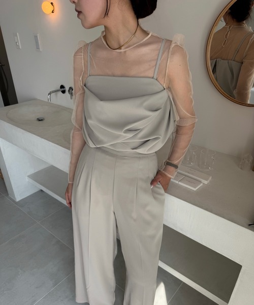 Drepe bustier set up pants（パンツドレス）｜LE'RURE（リルアー）の