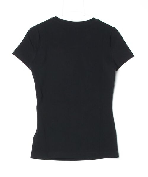 Guess(ゲス)の「DEGRADE Paillettes Logo Tee Tシャツ ロゴTシャツ 半袖(Tシャツ/カットソー・レディース・ホワイト/ブラック・X-SMALL/SMALL/MEDIUM/LARGE)」の10枚目の写真