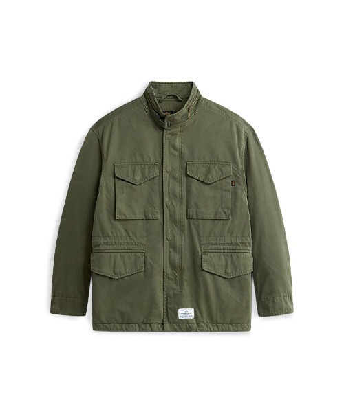 Alpha Industries(アルファインダストリーズ)の「Alpha Industries/アルファインダストリーズ/M-65 RELAXED FIT FIELD COAT/M-65リラックスフィット フィールドコート(ミリタリージャケット・メンズ・ブラック/オリーブ/カモフラージュ・S/M/L/XL)」の1枚目の写真