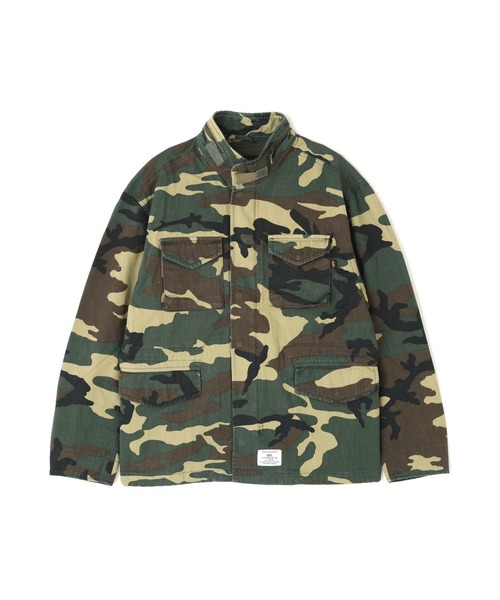 Alpha Industries(アルファインダストリーズ)の「Alpha Industries/アルファインダストリーズ/M-65 RELAXED FIT FIELD COAT/M-65リラックスフィット フィールドコート(ミリタリージャケット・メンズ・ブラック/オリーブ/カモフラージュ・S/M/L/XL)」の3枚目の写真