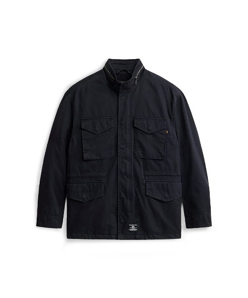 Alpha Industries(アルファインダストリーズ)の「Alpha Industries/アルファインダストリーズ/M-65 RELAXED FIT FIELD COAT/M-65リラックスフィット フィールドコート(ミリタリージャケット・メンズ・ブラック/オリーブ/カモフラージュ・S/M/L/XL)」の2枚目の写真