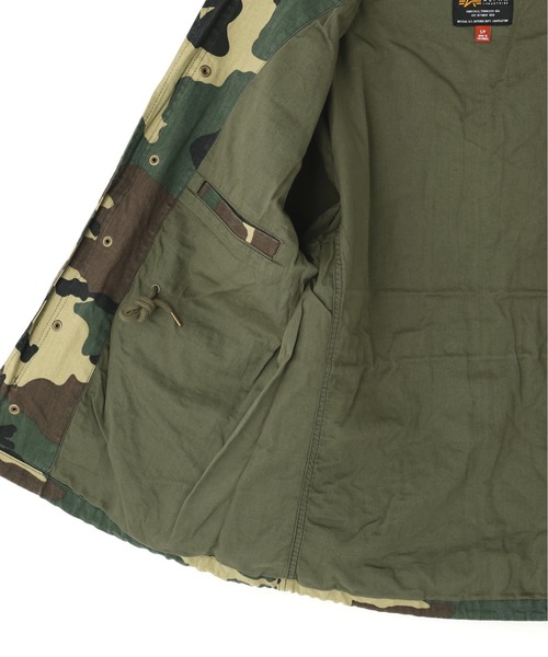 Alpha Industries(アルファインダストリーズ)の「Alpha Industries/アルファインダストリーズ/M-65 RELAXED FIT FIELD COAT/M-65リラックスフィット フィールドコート(ミリタリージャケット・メンズ・ブラック/オリーブ/カモフラージュ・S/M/L/XL)」の13枚目の写真