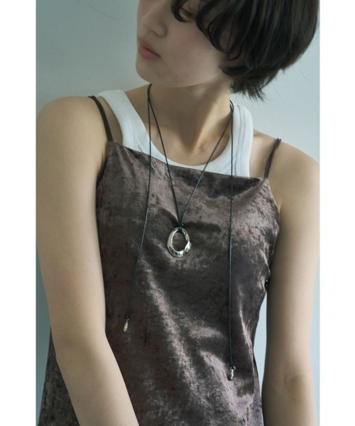 marjour(マージュール)の「CODE RING NECKLACE(ネックレス・レディース・シルバー/ゴールド・FREE)」の1枚目の写真