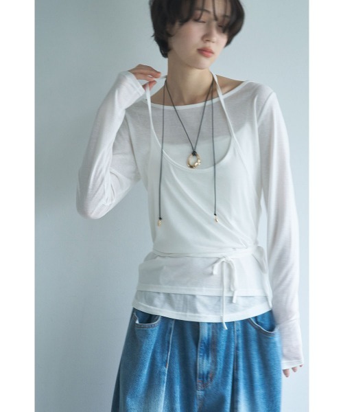 marjour(マージュール)の「CODE RING NECKLACE(ネックレス・レディース・シルバー/ゴールド・FREE)」の8枚目の写真