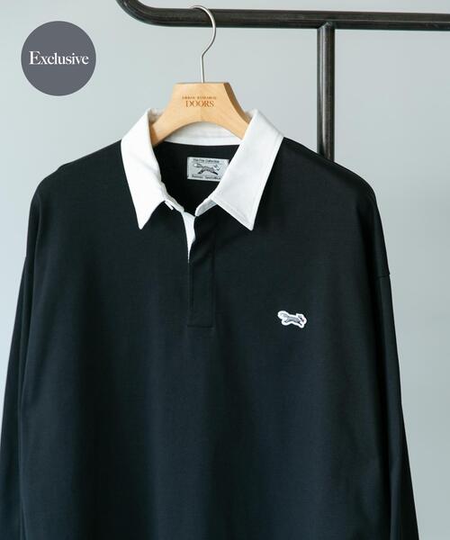 PENNEYS(ぺニーズ)の「『別注』PENNEYS×DOORS THE FOX ラガーシャツ(Tシャツ/カットソー・メンズ・グレー/チャコールグレー・LARGE/MEDIUM)」の1枚目の写真