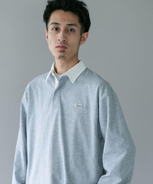 PENNEYS(ぺニーズ)の「『別注』PENNEYS×DOORS THE FOX ラガーシャツ(Tシャツ/カットソー・メンズ・グレー/チャコールグレー・LARGE/MEDIUM)」の22枚目の写真