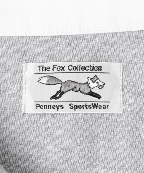 PENNEYS(ぺニーズ)の「『別注』PENNEYS×DOORS THE FOX ラガーシャツ(Tシャツ/カットソー・メンズ・グレー/チャコールグレー・LARGE/MEDIUM)」の6枚目の写真