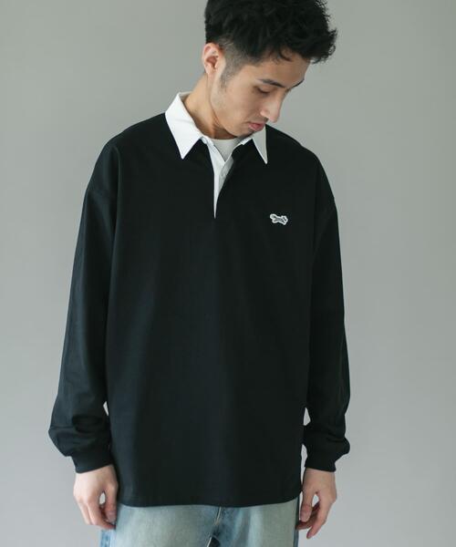 PENNEYS(ぺニーズ)の「『別注』PENNEYS×DOORS THE FOX ラガーシャツ(Tシャツ/カットソー・メンズ・グレー/チャコールグレー・LARGE/MEDIUM)」の9枚目の写真