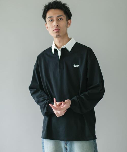 PENNEYS(ぺニーズ)の「『別注』PENNEYS×DOORS THE FOX ラガーシャツ(Tシャツ/カットソー・メンズ・グレー/チャコールグレー・LARGE/MEDIUM)」の12枚目の写真