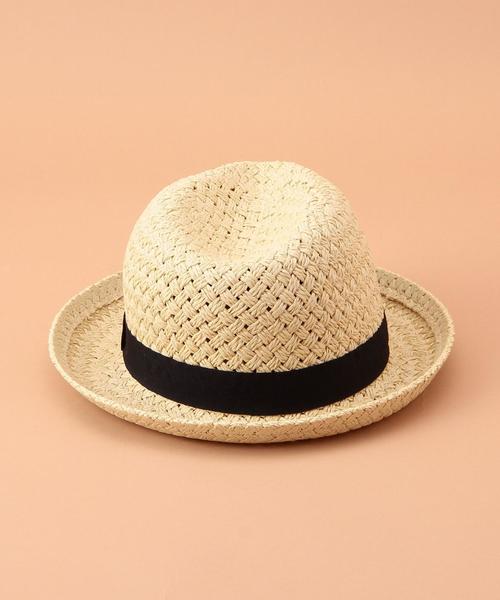 green label relaxing（グリーンレーベルリラクシング）の「GLRペーパーナカオレハット◆（ハット・キッズ・ホワイト/ナチュラル/ダークブラウン・50cm/52cm/54cm）」の17枚目の写真