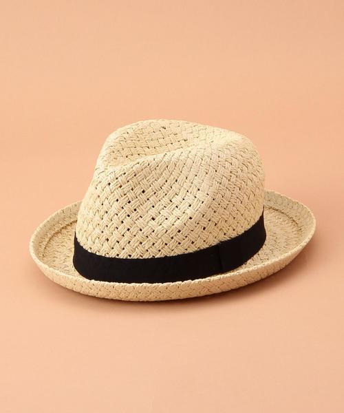 green label relaxing（グリーンレーベルリラクシング）の「GLRペーパーナカオレハット◆（ハット・キッズ・ホワイト/ナチュラル/ダークブラウン・50cm/52cm/54cm）」の11枚目の写真