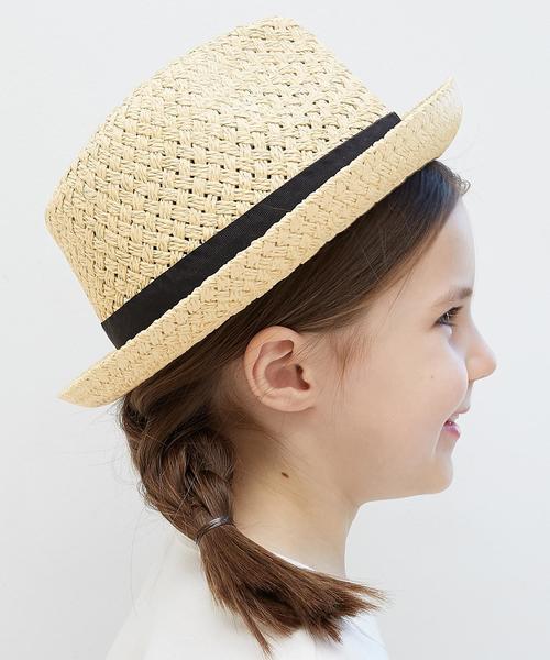 green label relaxing（グリーンレーベルリラクシング）の「GLRペーパーナカオレハット◆（ハット・キッズ・ホワイト/ナチュラル/ダークブラウン・50cm/52cm/54cm）」の12枚目の写真