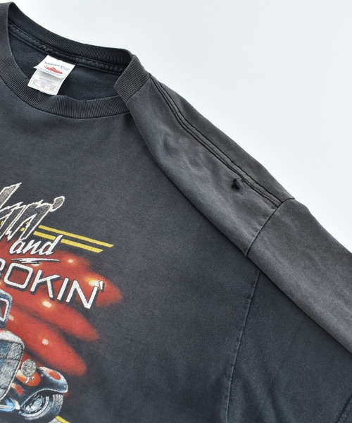 LABORATORY R(ラボラトリーアール)の「【USED】Y2K “SMOKIN' and STROKIN'” バイクTシャツ(Tシャツ/カットソー・メンズ・ブラック・X-LARGE)」の8枚目の写真