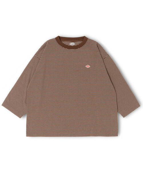 DANTON(ダントン)の「Women's 3/4 Sleeve T-Shirt Stripe(Tシャツ/カットソー・レディース・ブルー系その他/ブラック系その他/レッド系その他/ブラウン系その他/ホワイト系その他/ブルー系その他5/ブラウン系その他2/ブラック系その他2・S/XS)」の4枚目の写真