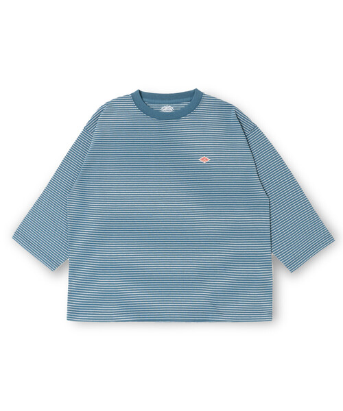 DANTON(ダントン)の「Women's 3/4 Sleeve T-Shirt Stripe(Tシャツ/カットソー・レディース・ブルー系その他/ブラック系その他/レッド系その他/ブラウン系その他/ホワイト系その他/ブルー系その他5/ブラウン系その他2/ブラック系その他2・S/XS)」の6枚目の写真