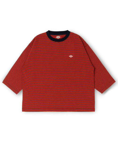 DANTON(ダントン)の「Women's 3/4 Sleeve T-Shirt Stripe(Tシャツ/カットソー・レディース・ブルー系その他/ブラック系その他/レッド系その他/ブラウン系その他/ホワイト系その他/ブルー系その他5/ブラウン系その他2/ブラック系その他2・S/XS)」の8枚目の写真