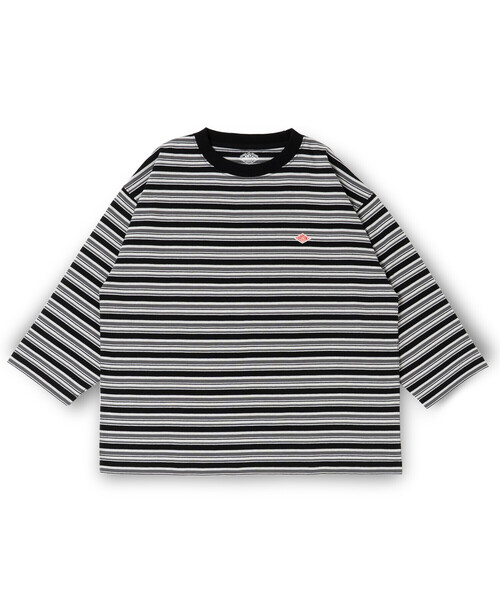 DANTON(ダントン)の「Women's 3/4 Sleeve T-Shirt Stripe(Tシャツ/カットソー・レディース・ブルー系その他/ブラック系その他/レッド系その他/ブラウン系その他/ホワイト系その他/ブルー系その他5/ブラウン系その他2/ブラック系その他2・S/XS)」の3枚目の写真