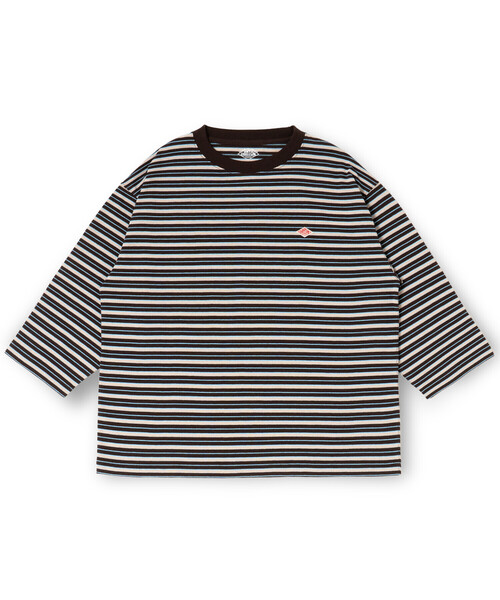 DANTON(ダントン)の「Women's 3/4 Sleeve T-Shirt Stripe(Tシャツ/カットソー・レディース・ブルー系その他/ブラック系その他/レッド系その他/ブラウン系その他/ホワイト系その他/ブルー系その他5/ブラウン系その他2/ブラック系その他2・S/XS)」の5枚目の写真