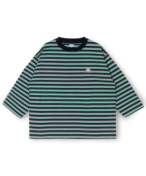 DANTON(ダントン)の「Women's 3/4 Sleeve T-Shirt Stripe(Tシャツ/カットソー・レディース・ブルー系その他/ブラック系その他/レッド系その他/ブラウン系その他/ホワイト系その他/ブルー系その他5/ブラウン系その他2/ブラック系その他2・S/XS)」の7枚目の写真