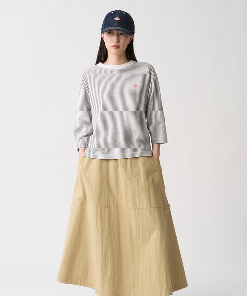 DANTON(ダントン)の「Women's 3/4 Sleeve T-Shirt Stripe(Tシャツ/カットソー・レディース・ブルー系その他/ブラック系その他/レッド系その他/ブラウン系その他/ホワイト系その他/ブルー系その他5/ブラウン系その他2/ブラック系その他2・S/XS)」の9枚目の写真