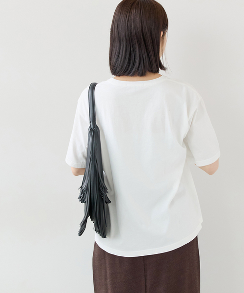 JOURNAL STANDARD relume(ジャーナルスタンダード レリューム)の「THE GOOD DAYS ロゴTEE(Tシャツ/カットソー・レディース・ホワイト/ベージュ/ボルドー・FREE)」の9枚目の写真