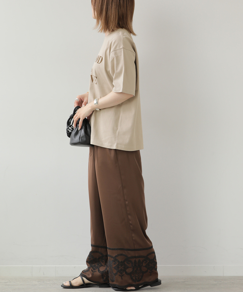 JOURNAL STANDARD relume(ジャーナルスタンダード レリューム)の「THE GOOD DAYS ロゴTEE(Tシャツ/カットソー・レディース・ホワイト/ベージュ/ボルドー・FREE)」の11枚目の写真