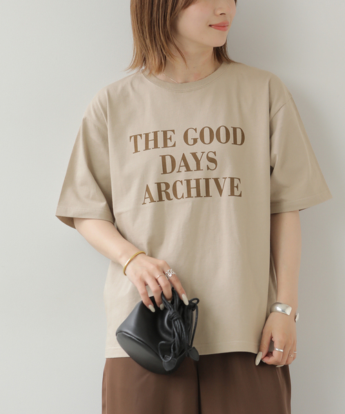 JOURNAL STANDARD relume(ジャーナルスタンダード レリューム)の「THE GOOD DAYS ロゴTEE(Tシャツ/カットソー・レディース・ホワイト/ベージュ/ボルドー・FREE)」の13枚目の写真