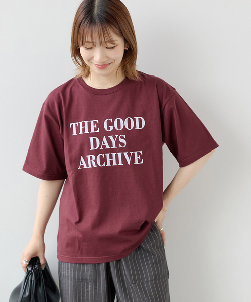 JOURNAL STANDARD relume(ジャーナルスタンダード レリューム)の「THE GOOD DAYS ロゴTEE(Tシャツ/カットソー・レディース・ホワイト/ベージュ/ボルドー・FREE)」の19枚目の写真