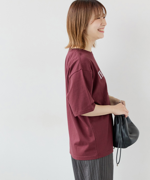 JOURNAL STANDARD relume(ジャーナルスタンダード レリューム)の「THE GOOD DAYS ロゴTEE(Tシャツ/カットソー・レディース・ホワイト/ベージュ/ボルドー・FREE)」の21枚目の写真