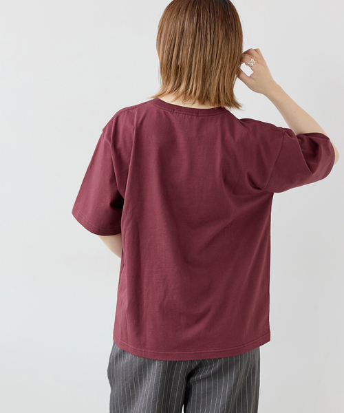 JOURNAL STANDARD relume(ジャーナルスタンダード レリューム)の「THE GOOD DAYS ロゴTEE(Tシャツ/カットソー・レディース・ホワイト/ベージュ/ボルドー・FREE)」の22枚目の写真
