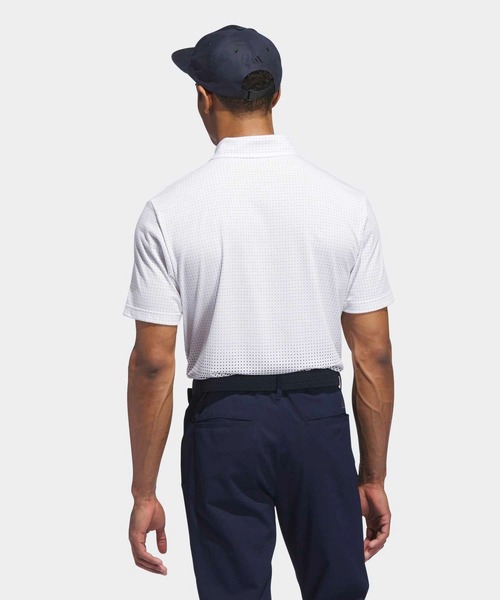 adidas(アディダス)の「GO-TO PRT POLO【adidas Golf/アディダスゴルフ】(ポロシャツ・メンズ・ホワイト・XX-LARGE/3XL/LARGE/MEDIUM/SMALL/X-LARGE)」の2枚目の写真