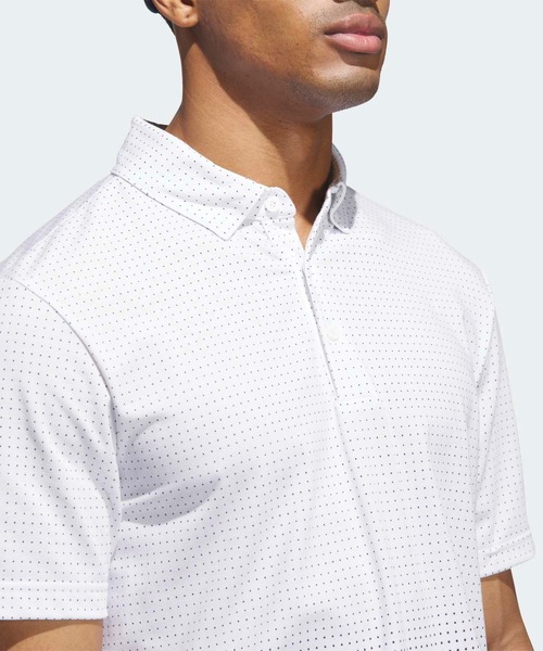 adidas(アディダス)の「GO-TO PRT POLO【adidas Golf/アディダスゴルフ】(ポロシャツ・メンズ・ホワイト・XX-LARGE/3XL/LARGE/MEDIUM/SMALL/X-LARGE)」の4枚目の写真