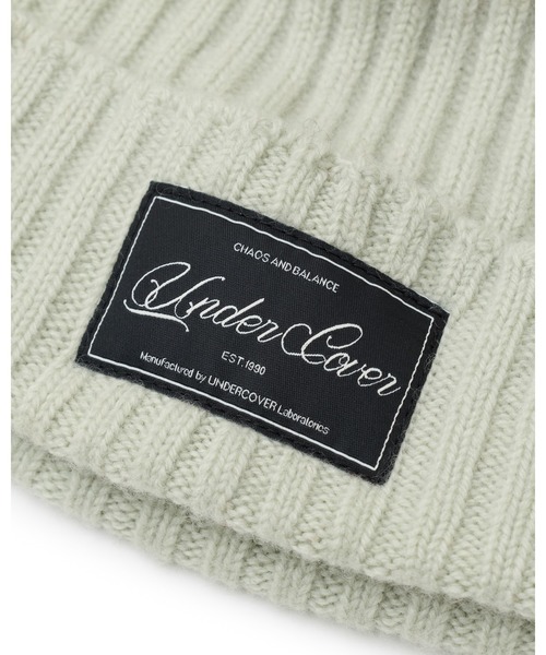 UNDERCOVER(アンダーカバー)の「UC2F1H02(ニットキャップ/ビーニー・レディース・カーキ/レッド/ミント/ネイビー/ブラック・FREE)」の10枚目の写真