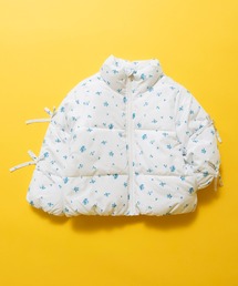 branshes（ブランシェス）の「袖リボン中綿アウター（ブルゾン）」