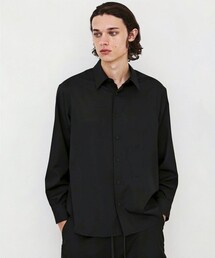 【新作】WOOL NYLON RIPSTOP ロングスリーブシャツ |撥水/軽量/通気性/防汚/防臭/耐久/シワ防止