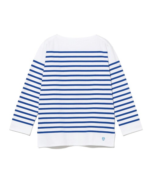 BRILLA per il gusto(ブリッラペルイルグースト)の「ORCIVAL / ボートネック ロングスリーブ バスクシャツ(Tシャツ/カットソー・メンズ・ブラック/カーキ・6/5)」の3枚目の写真