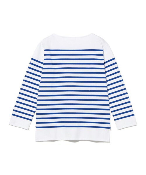 BRILLA per il gusto(ブリッラペルイルグースト)の「ORCIVAL / ボートネック ロングスリーブ バスクシャツ(Tシャツ/カットソー・メンズ・ブラック/カーキ・6/5)」の4枚目の写真